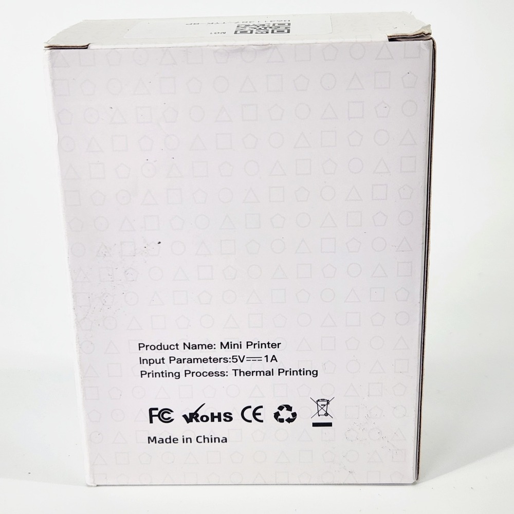 Multi-Functional Mini Thermal Printer Portable Wireless Pocket Printer White - Picture 3 of 3